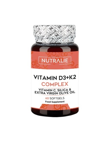 Vitamina D3+K2 complex 60 perlas Nutralie