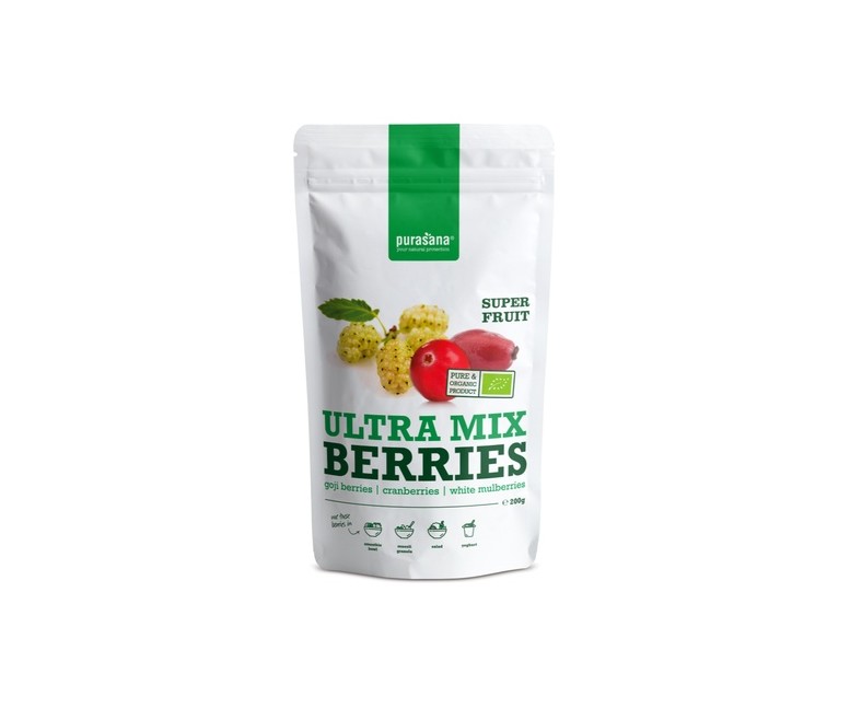 Ultramix frutas (goji, arándanos rojos, moras) 200 g Purasana
