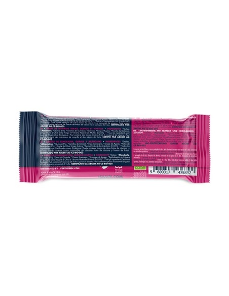 Barra energética orgánica y vegana Buddha con remolacha, quinoa y arándano 1 barrita de 35g (Arándanos) Iswari