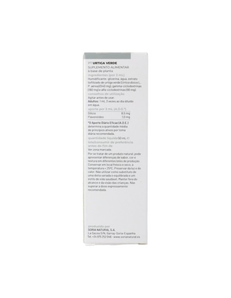 Extracto de Ortiga Verde (Fórmula XXI) 50 ml Soria Natural