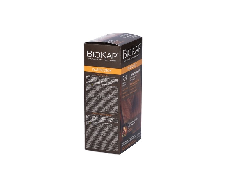 Color de cabello 7.4 Rubio cobre 140 ml Biokap