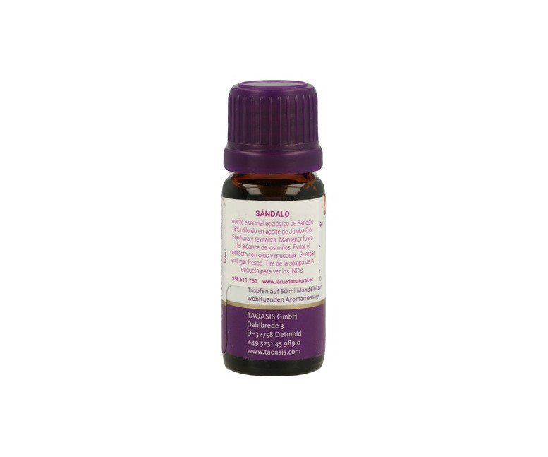 Aceite Esencial de Sándalo Bio 10 ml (Sándalo) Taoasis