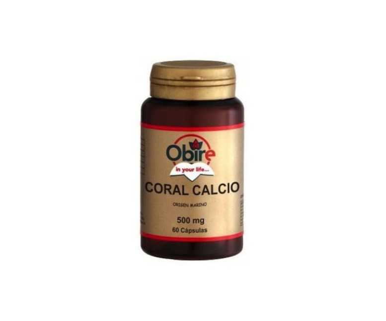 Calcio Coral 60 cápsulas de 500mg Obire