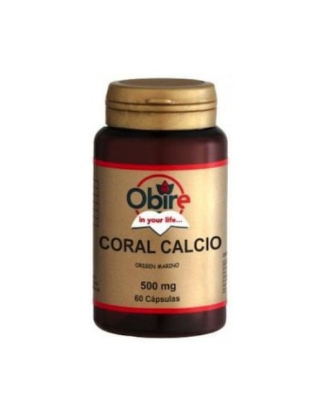 Calcio Coral 60 cápsulas de 500mg Obire