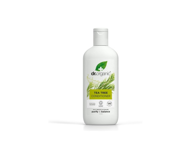Acondicionador Árbol de Té - cuero cabelludo graso 265 ml de gel Dr. Organic