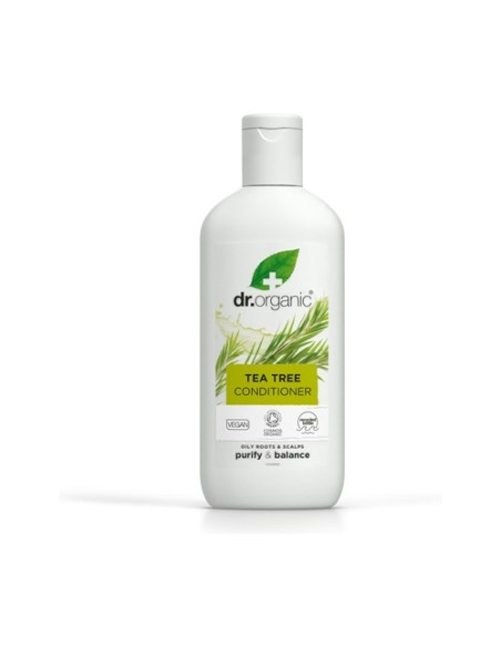 Acondicionador Árbol de Té - cuero cabelludo graso 265 ml de gel Dr. Organic