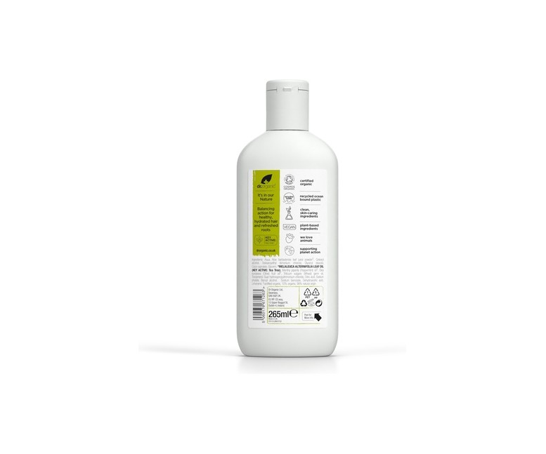 Acondicionador Árbol de Té - cuero cabelludo graso 265 ml de gel Dr. Organic