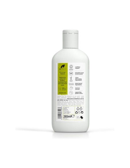 Acondicionador Árbol de Té - cuero cabelludo graso 265 ml de gel Dr. Organic