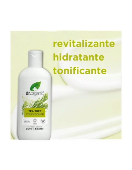 Acondicionador Árbol de Té - cuero cabelludo graso 265 ml de gel Dr. Organic