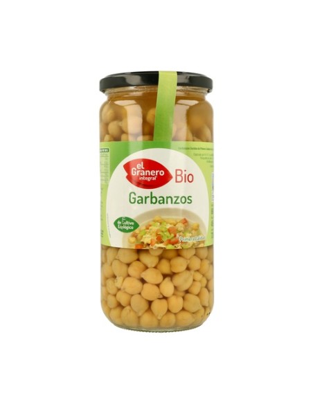 Garbanzos Cocidos Bio 660 g El Granero Integral