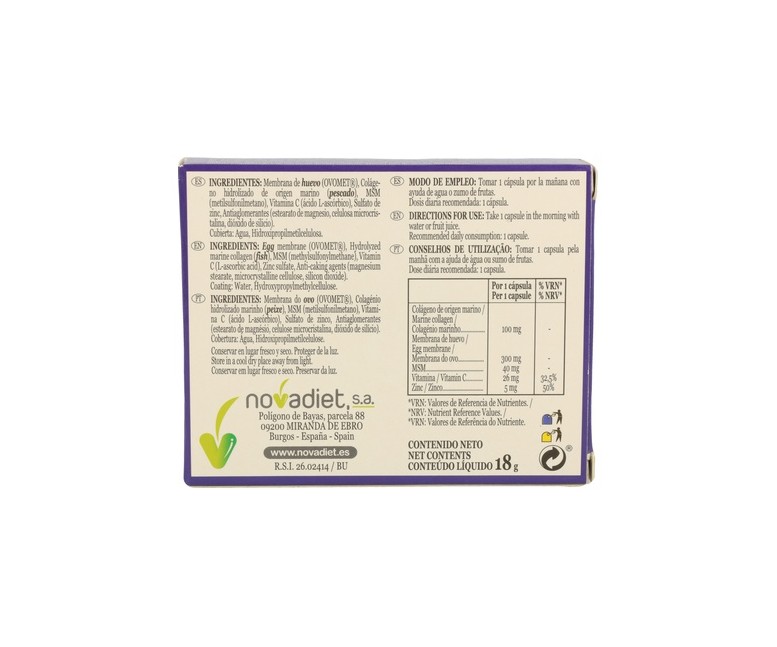 Colamag Membrana 30 cápsulas Nova Diet