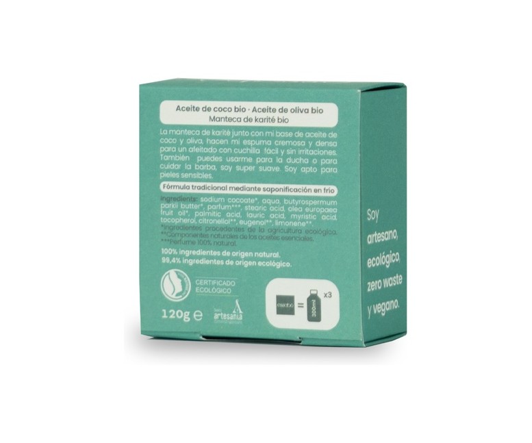 Essabo jabón afeitado y barba Eco 120 g Essabo