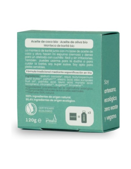 Essabo jabón afeitado y barba Eco 120 g Essabo