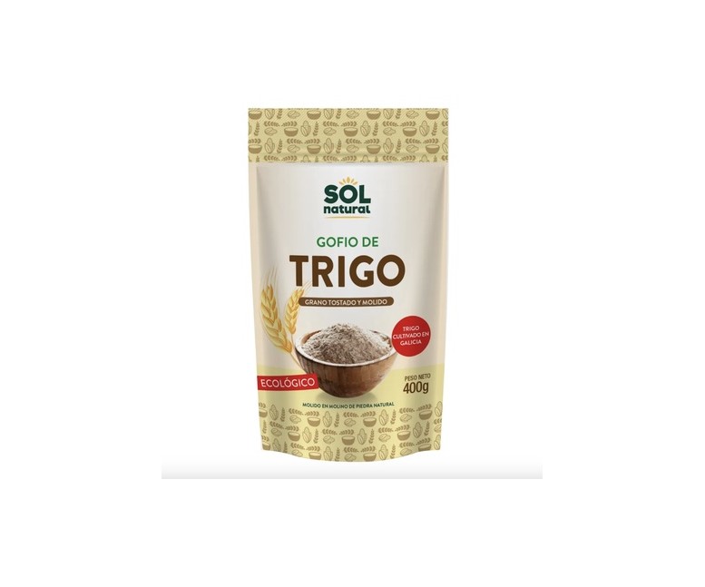 Gofio trigo integral Eco 400 g de polvo Sol Natural