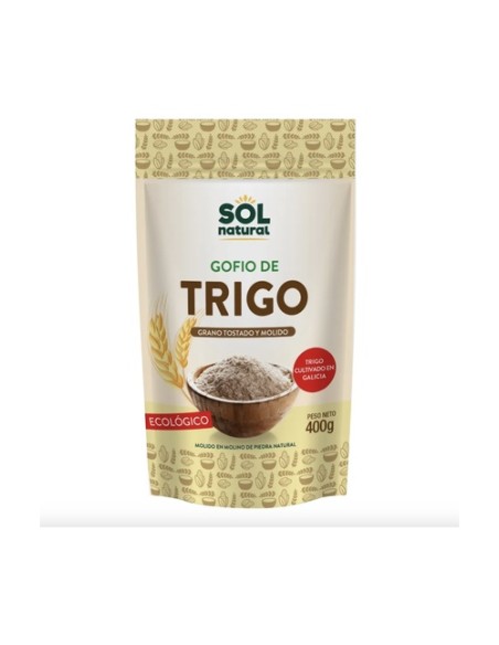 Gofio trigo integral Eco 400 g de polvo Sol Natural