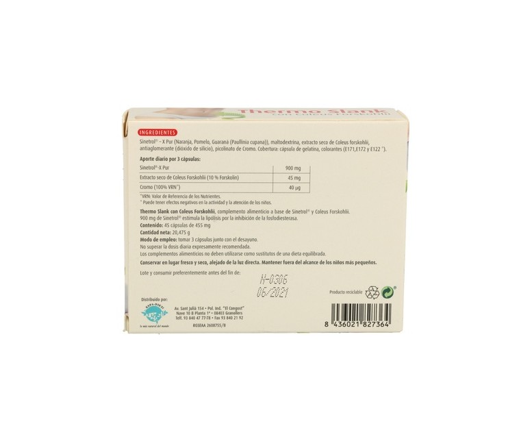 Reddir thermo slank 45 cápsulas Espadiet