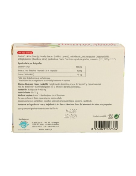 Reddir thermo slank 45 cápsulas Espadiet