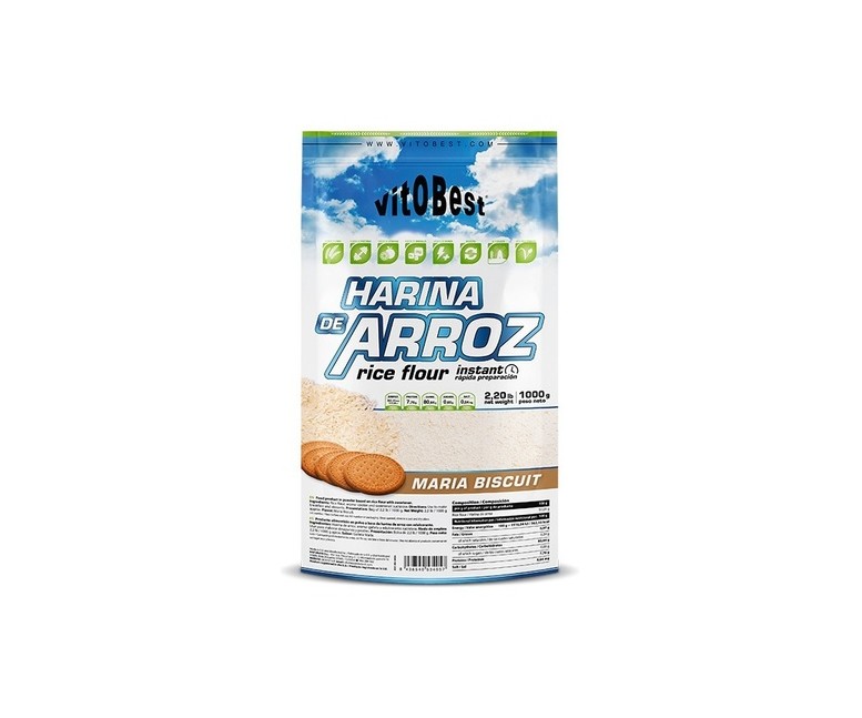 Harina de arroz galleta 1 kg de polvo VIT.O.BEST