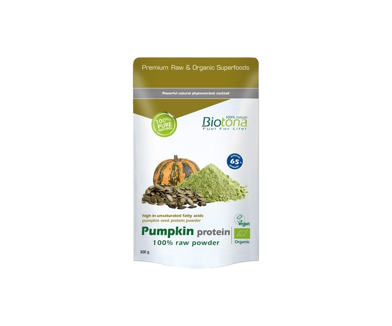 Pumpkin Protein Raw Proteina de Calabaza Bio 300 g Biotona
