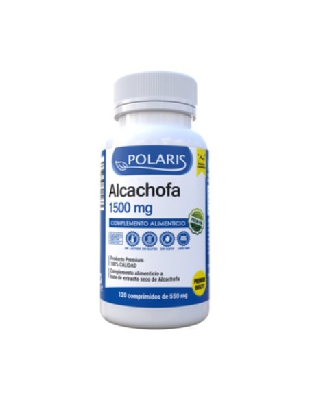 Alcachofa 1500 mg 20 comprimidos de 1500mg Polaris