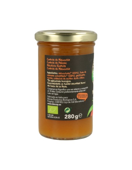 Compota de Melocotón Bio 280 g Biocop