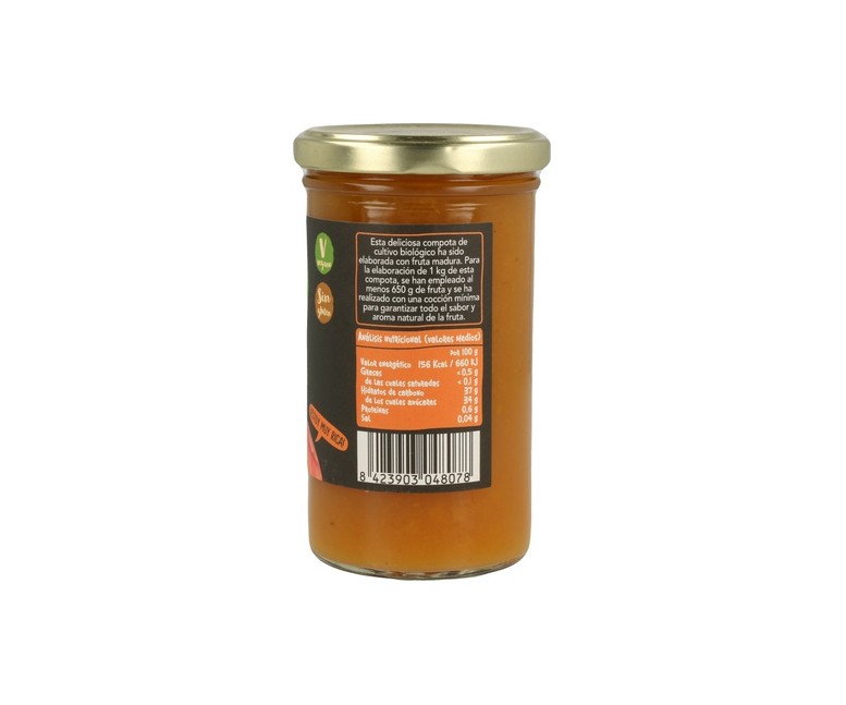 Compota de Melocotón Bio 280 g Biocop