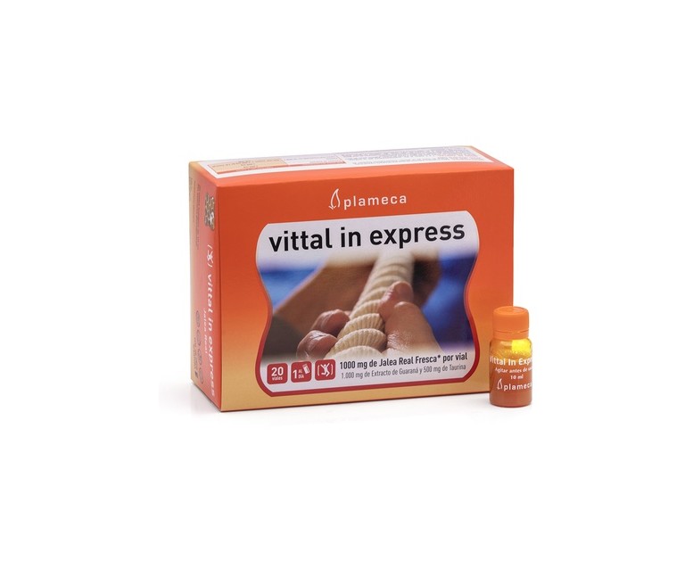 Vittal In Express Jalea Real 20 ampollas de 10ml Plameca