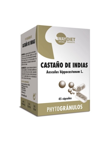 Castaño de Índias 45 cápsulas de 478mg Waydiet