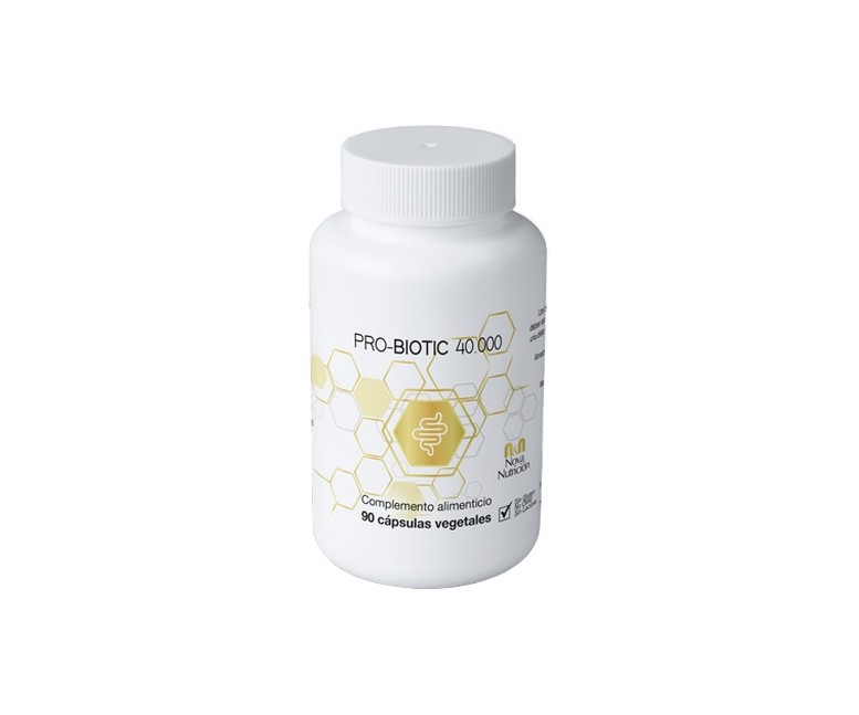 Pro-biotic 40.000 90 cápsulas vegetales n&n Nova Nutricion