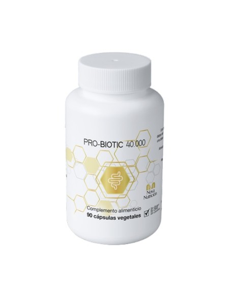 Pro-biotic 40.000 90 cápsulas vegetales n&n Nova Nutricion
