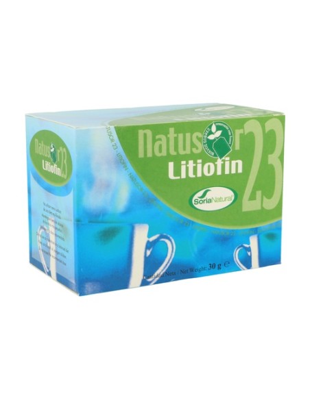 Natusor Infusiones 23 Litiofín 20 bolsitas infusoras Soria Natural