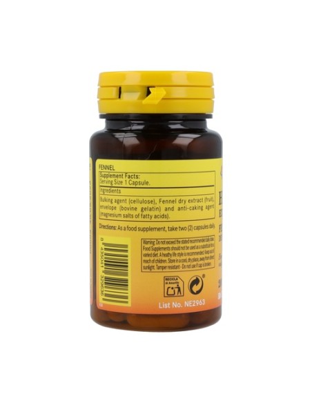 Hinojo 50 cápsulas de 200mg Nature essential