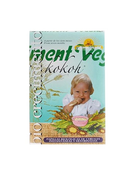 Biocrecimiento Papilla Kokoh Bio (6 Meses) 400 g Aliment Vegetal