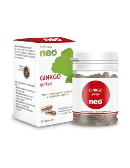Ginkgo 45 cápsulas Neo