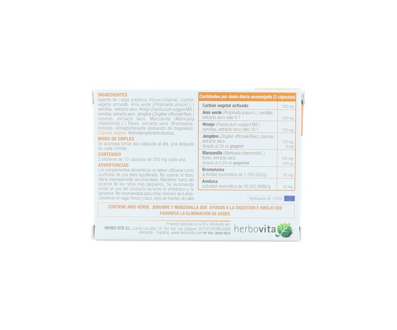 Carflat 30 cápsulas Herbovita