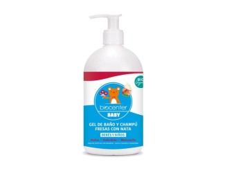 Baby Gel De Baño Y Champú Bio Fresas Con Nata Bio