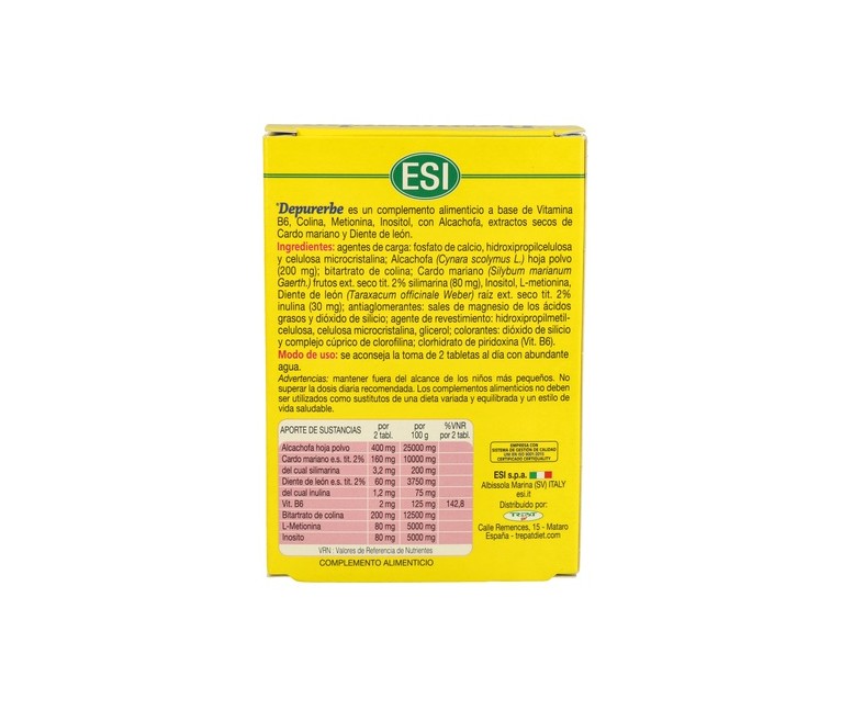 Depurerbe forte 45 tabletas Esi