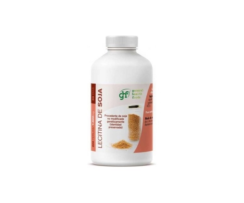 Lecitina 1600mg 200 perlas GHF