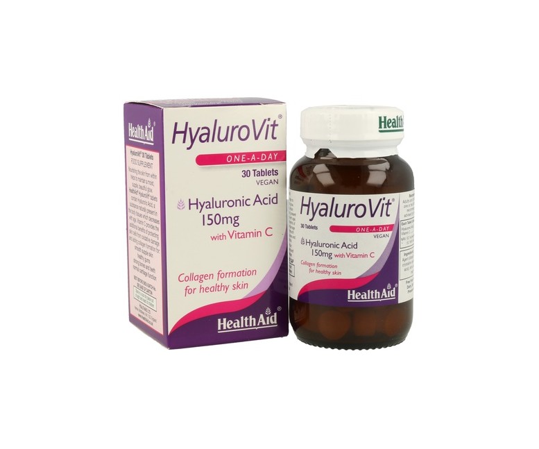 Hyalurovit (Ácido Hialurónico) 30 comprimidos de 150mg Health Aid