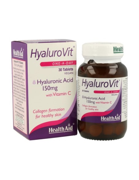 Hyalurovit (Ácido Hialurónico) 30 comprimidos de 150mg Health Aid