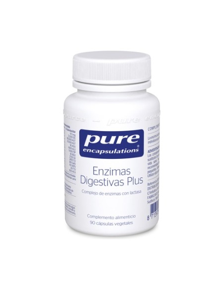 Enzimas Digestivas Plus 90 cápsulas de 1000mg Pure Encapsulations