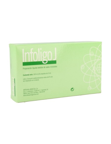 Infoligo J 20 ampollas de 5ml Plantis
