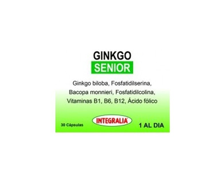 Ginkgo Senior 30 cápsulas Integralia