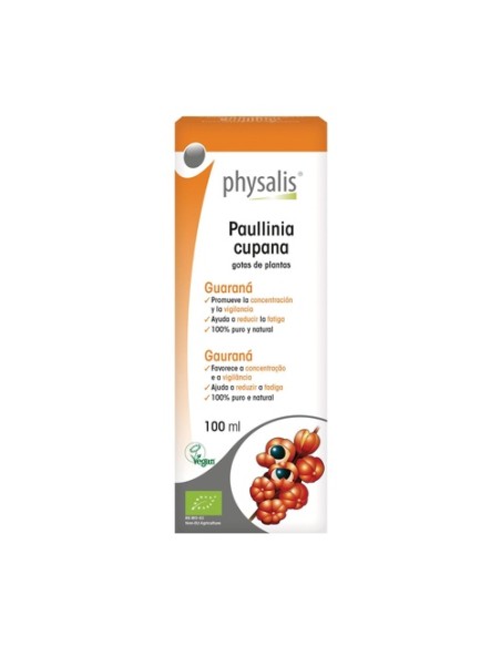 Guarana extracto Bio 100 ml de aceite esencial Physalis