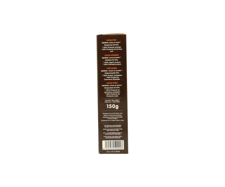 Cacao Puro Bio (Comercio Justo) 150 g Alternativa3