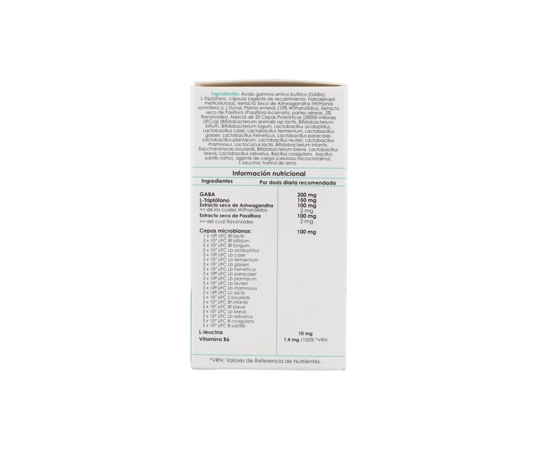 Inmunerelax, sistema nervioso 60 cápsulas de 820mg Inmunelab