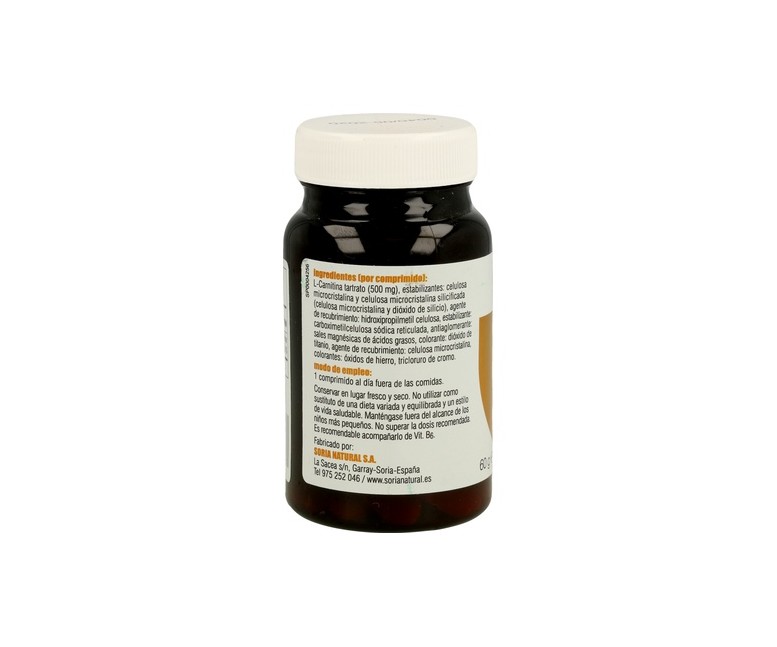 L-Carnitina 60 comprimidos Soria Natural