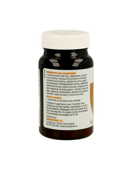 L-Carnitina 60 comprimidos Soria Natural