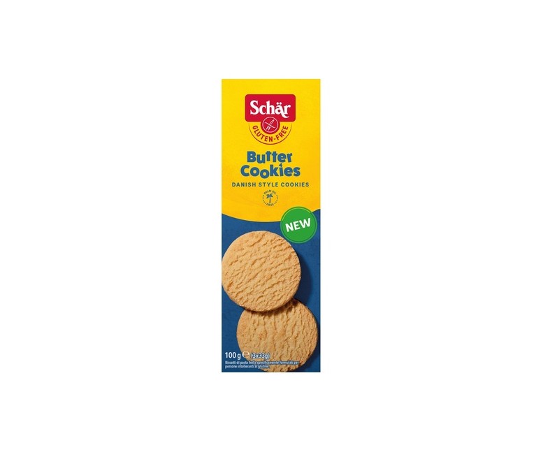 Butter cookies galletas de mantequilla sin gluten 100 g Schär
