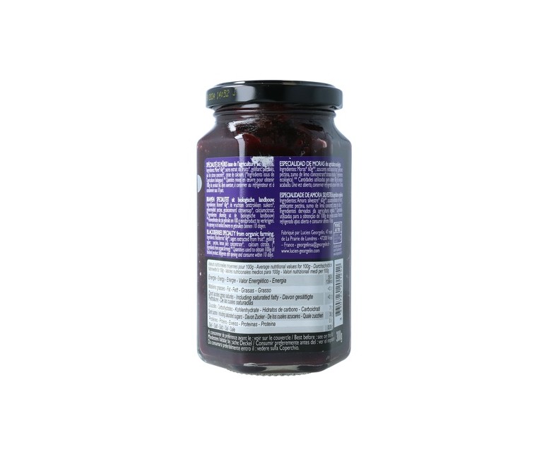 Mermelada de Moras Bio 300 g Destination Bio